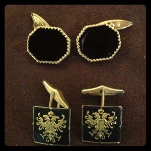 2 Pairs Vintage Cufflinks